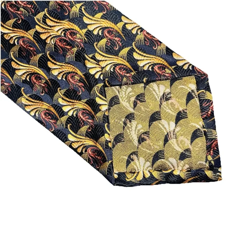 Robert Talbott Tie Seven Fold 14/40 Limited Edition Hand Sewn Woven Italian Silk
